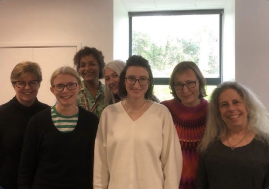 Dr Kashouris after their viva